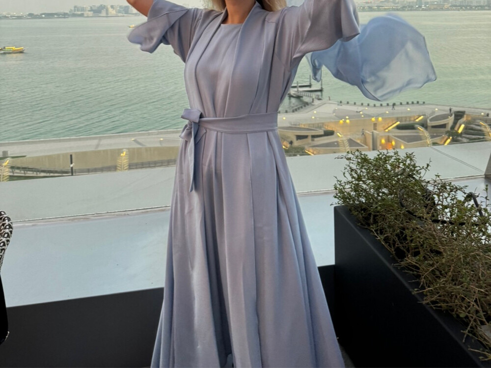 Blue Abaya - 2