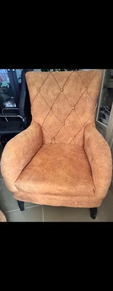 TWO SINGLE SEATER SOFAS - 1