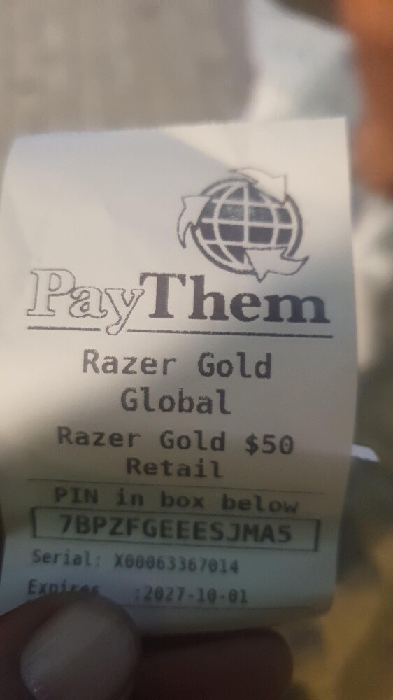 razer gold card - 1