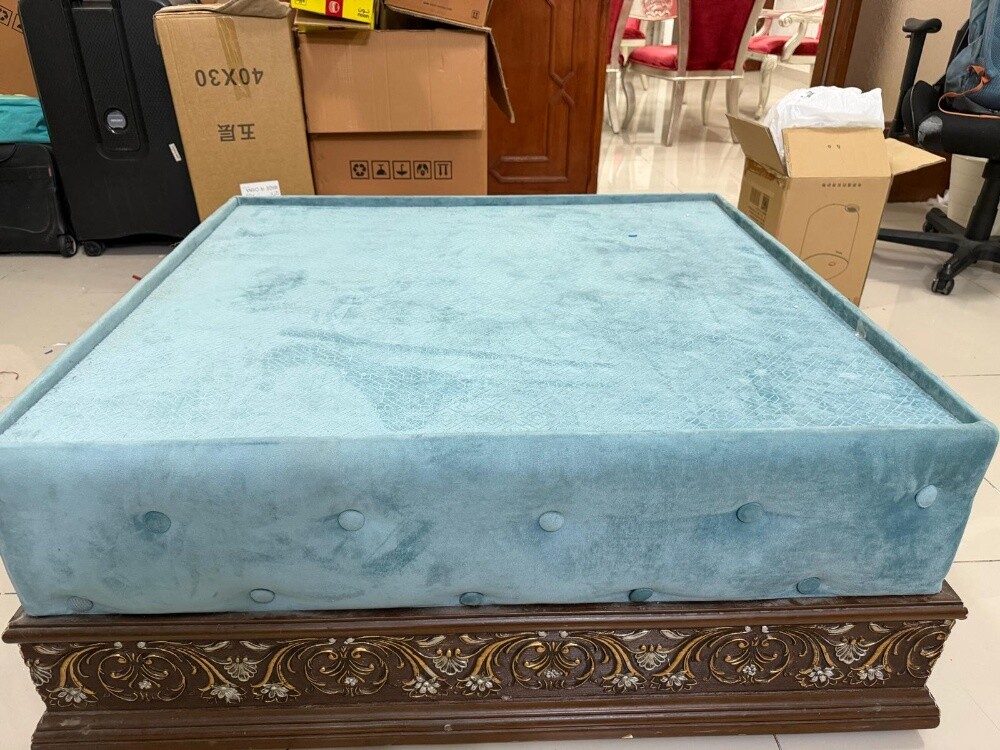 Blue color articulated sofa set - 3