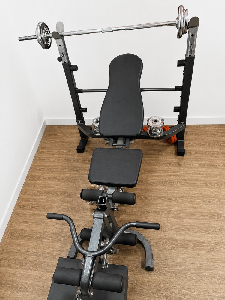 Weight Bench with Squat Rack - 1