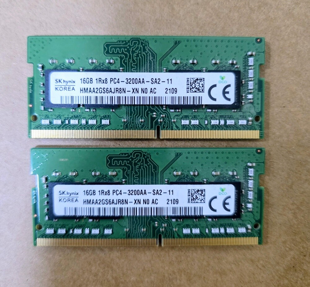 16GB+16GB DDR4 Laptop Ram 3200 - 3