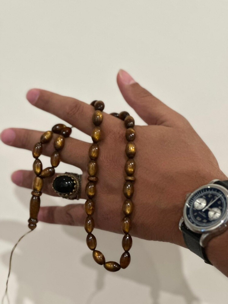 مسبحة كهرمان بلطيقي حر ومسبيح يسر - 12