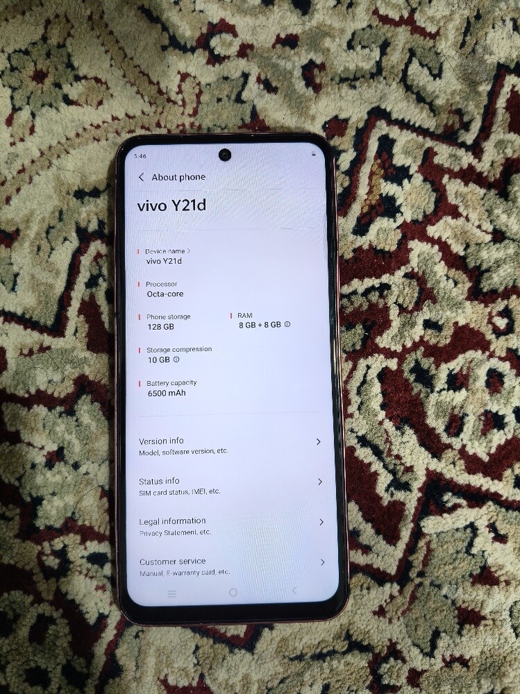 vivo y21d - 1