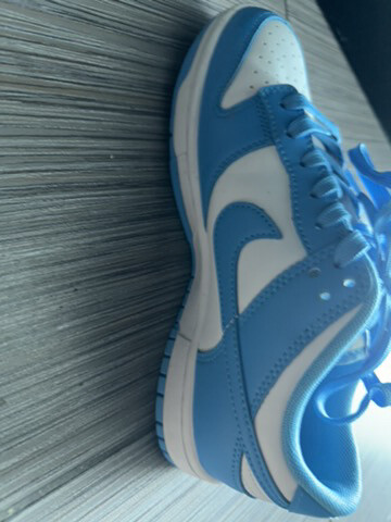 Nike blue and white shoes - 2