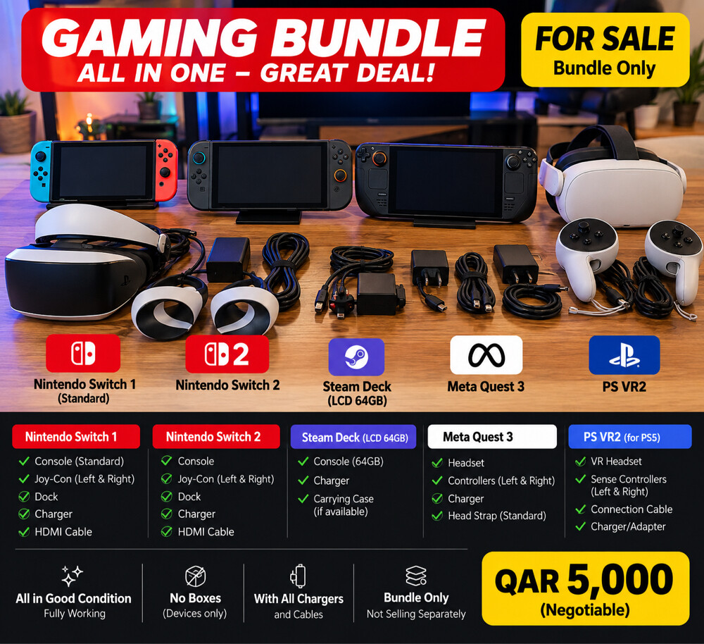 GAMING BUNDLE FOR SALE – BUNDLE ONL - 1