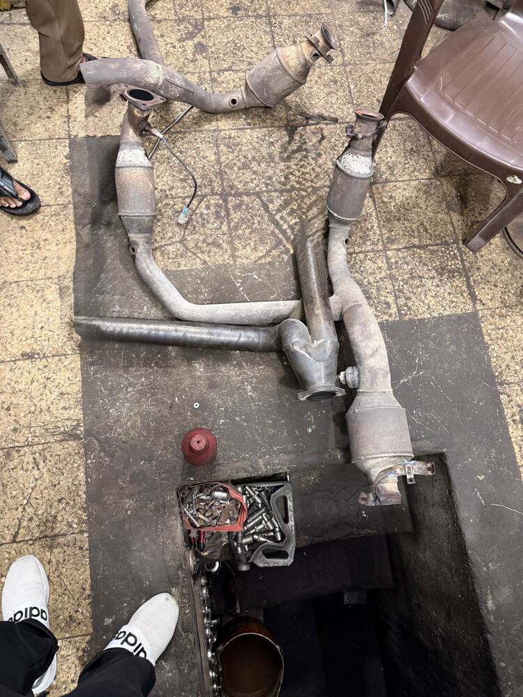 gmc headers and Y pipe OEM - 2
