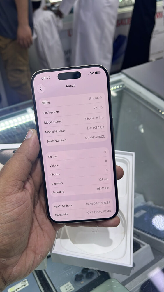 iPhone 15 pro natural titanium  - 2