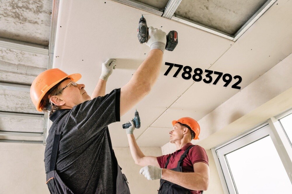 gypsum board partition fall ceiling - 1