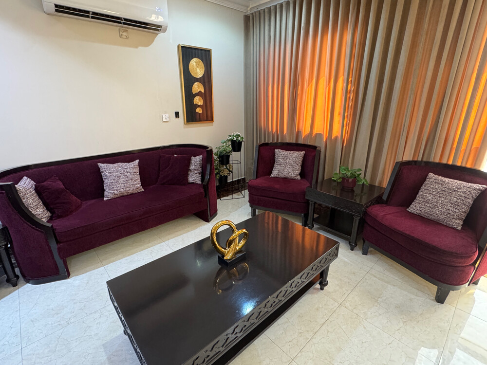 Living room set 3+3+1+1 with tables - 6
