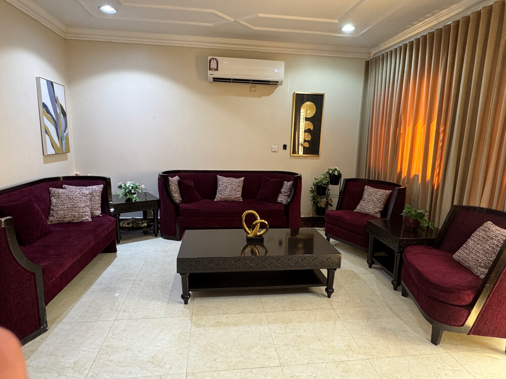 Living room set 3+3+1+1 with tables - 8