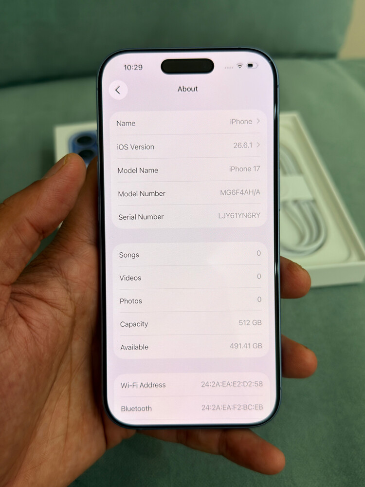 Apple iPhone 17 512GB Mist Blue - 2