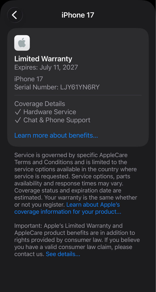 Apple iPhone 17 512GB Mist Blue - 8