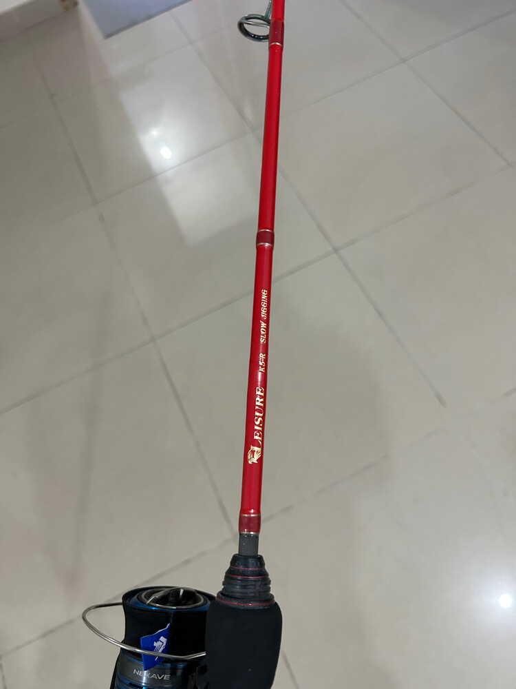 jigging rod and reel shimano nexave - 4