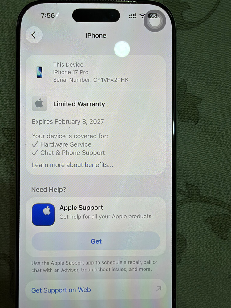 iPhone 17 pro - 256 GB , silver - 9
