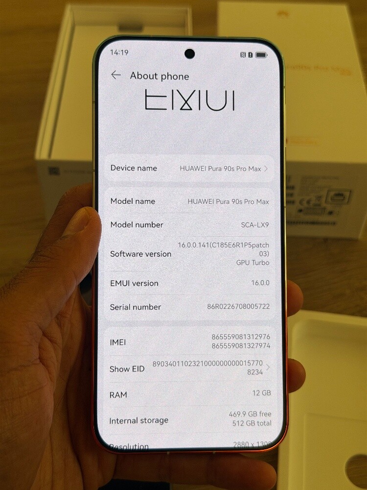 New Huawei Pura 90s Pro Max 512 - 4