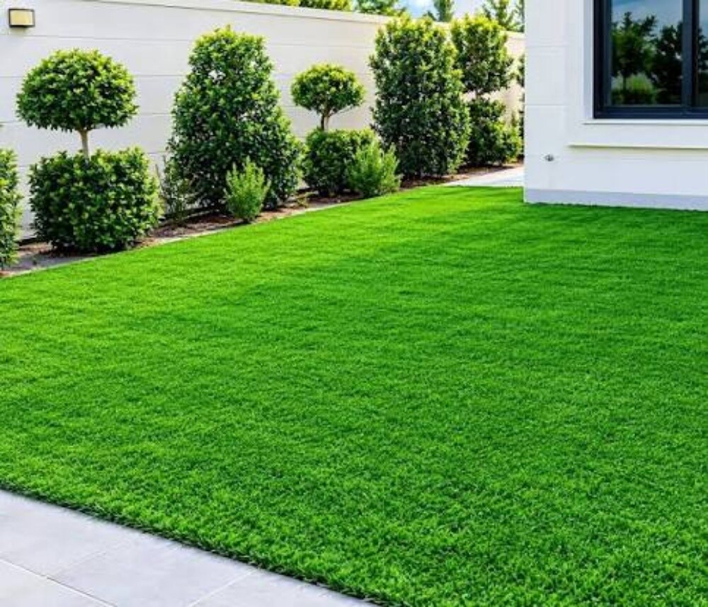 Artificial grass carpet and decor - 1