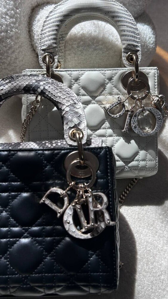 Christian Dior Mini Lady Dior Bag B - 8