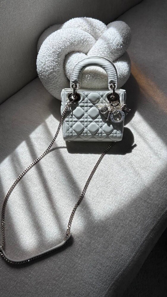 Christian Dior Mini Lady Dior Bag W - 6