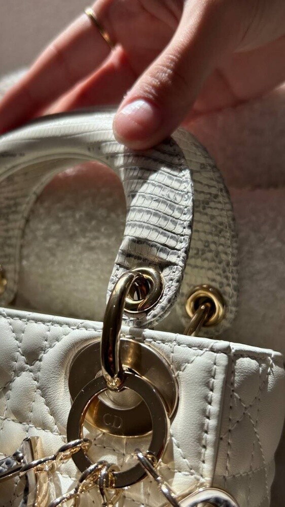 Christian Dior Mini Lady Dior Bag W - 1