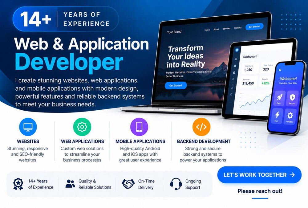 web / mobile/ application developer - 1