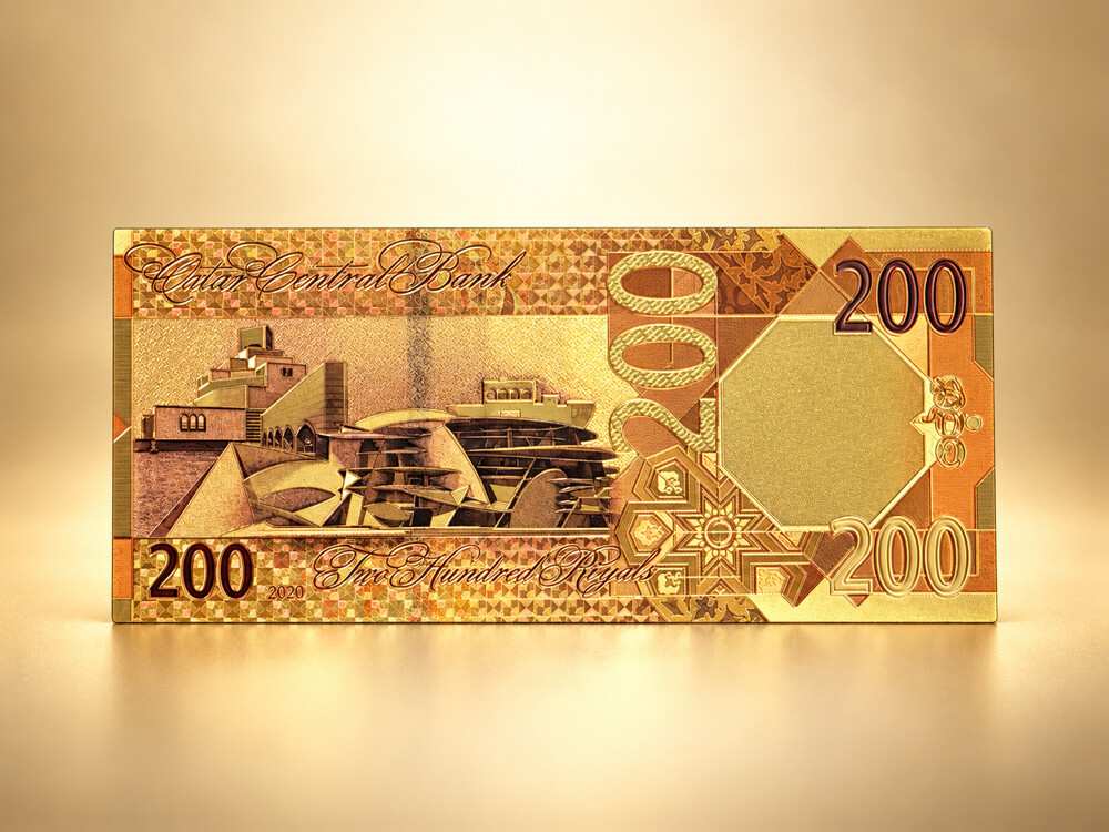 عملات ورقية مطلية ذهب عيار ٢٤  - 9