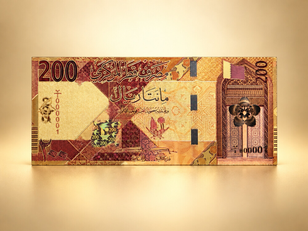 عملات ورقية مطلية ذهب عيار ٢٤  - 11
