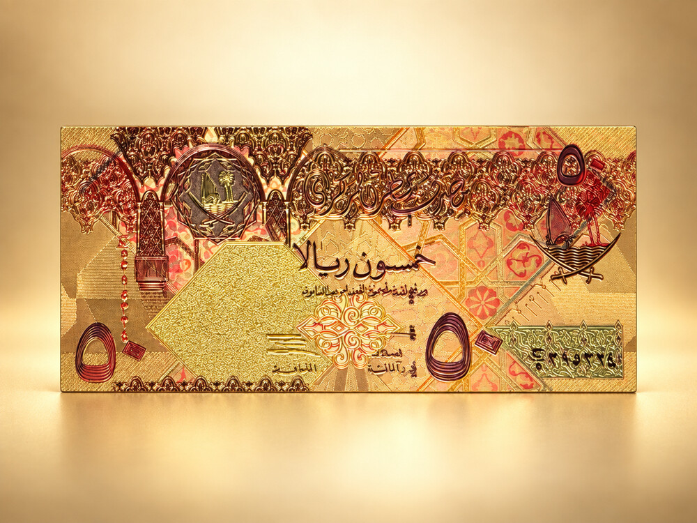 عملات ورقية مطلية ذهب عيار ٢٤  - 15