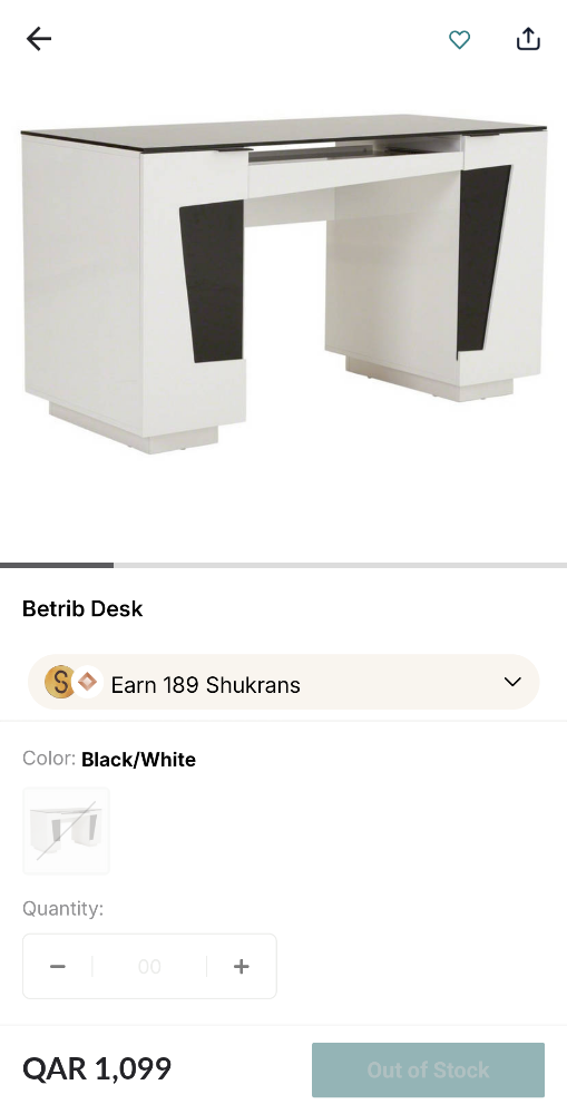 Computer desk from home center - 5