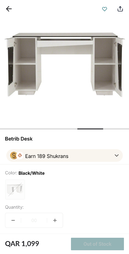 Computer desk from home center - 7