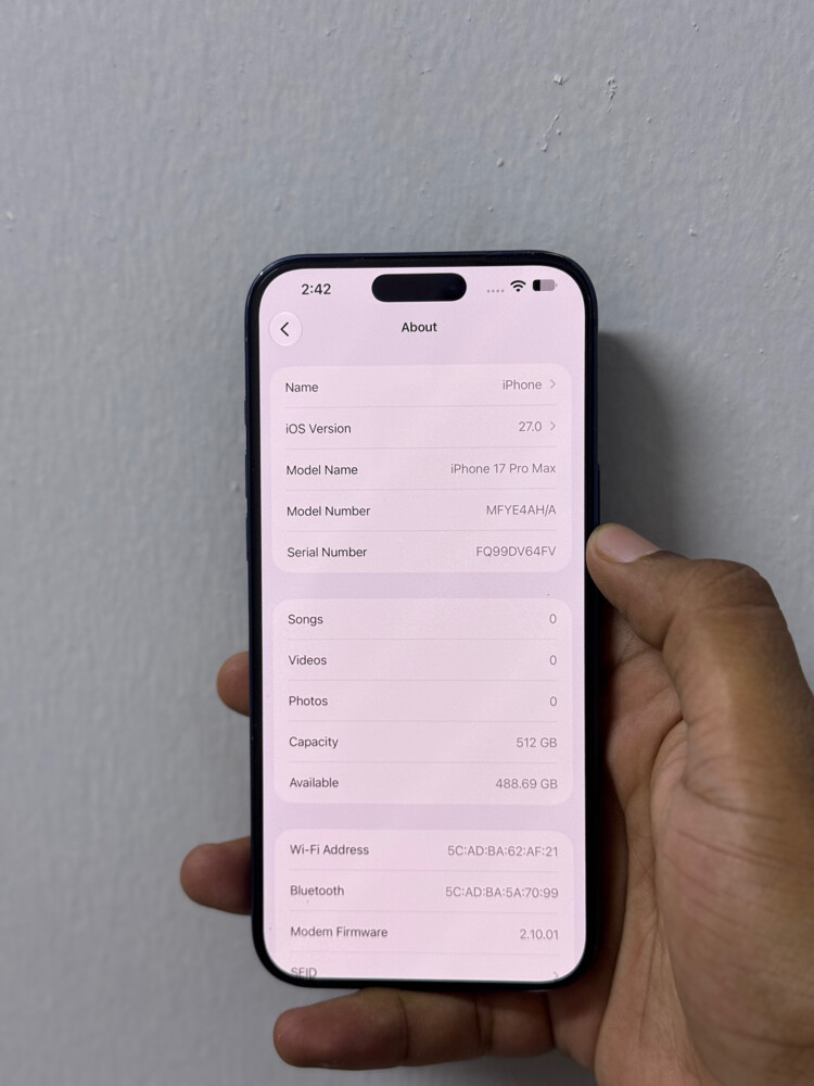 Iphone 17 Pro Max 512GB - 3