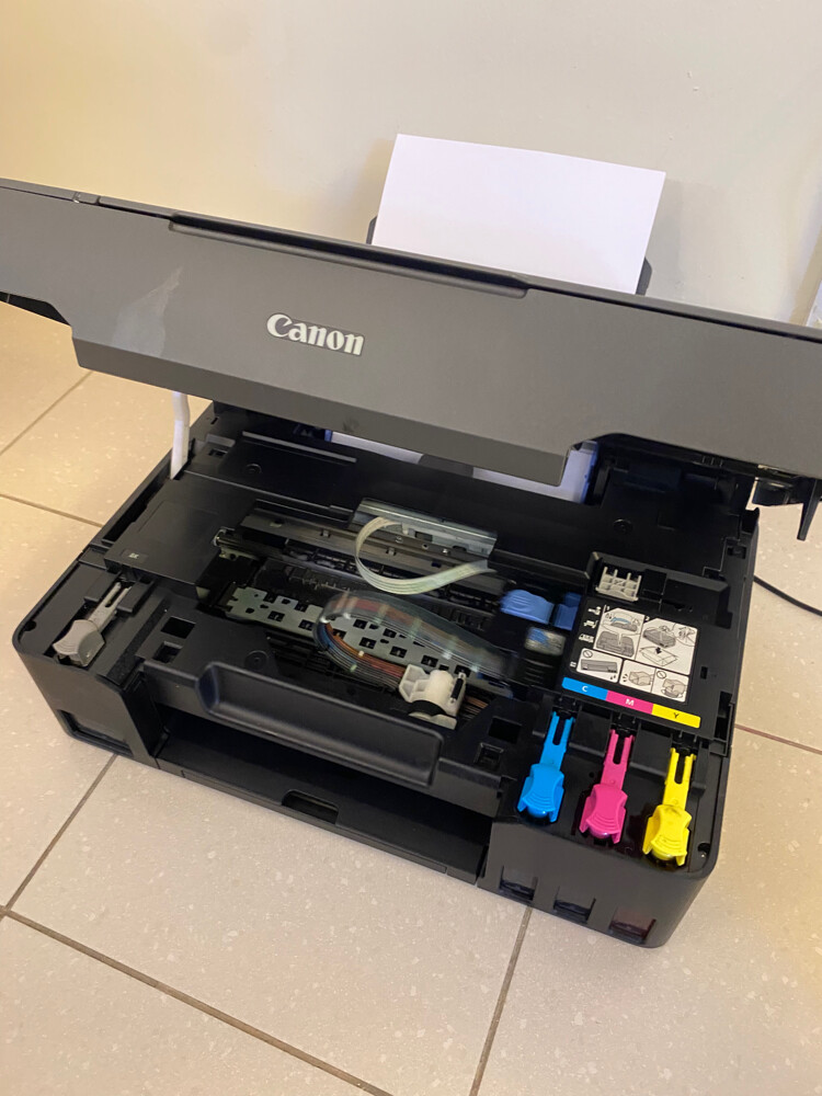 Canon wifi refillable tanks full - 4