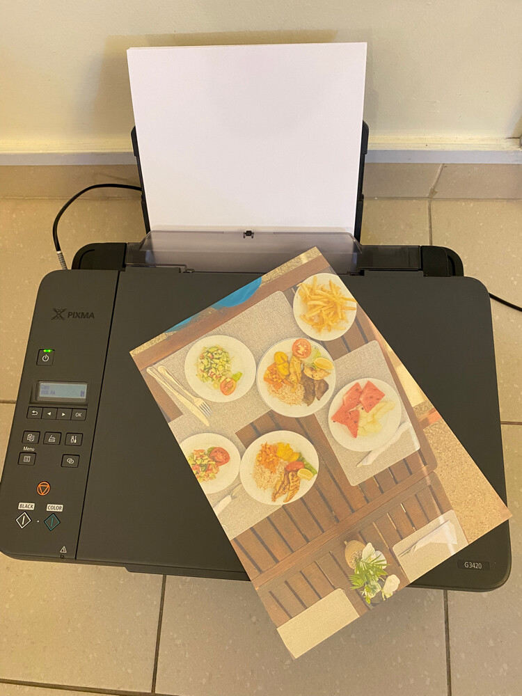 Canon wifi refillable tanks full - 5