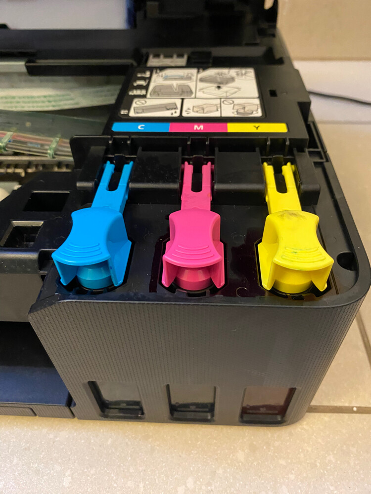 Canon wifi refillable tanks full - 9
