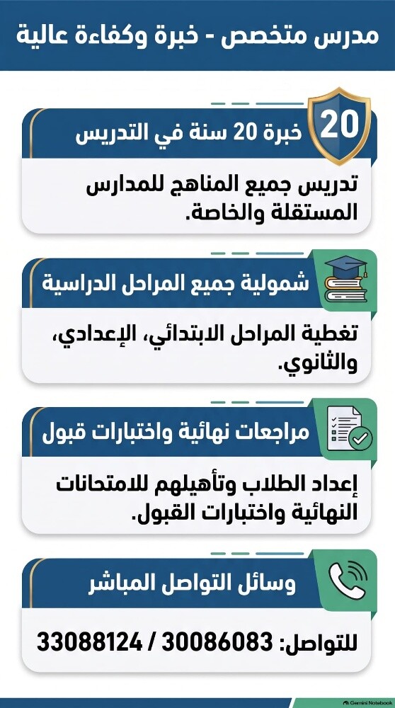 استاذ رياضيات للثانوي والجامعات - 1