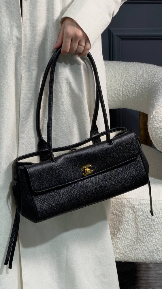 COCO Small Shopping Bag Grained Cal - 3