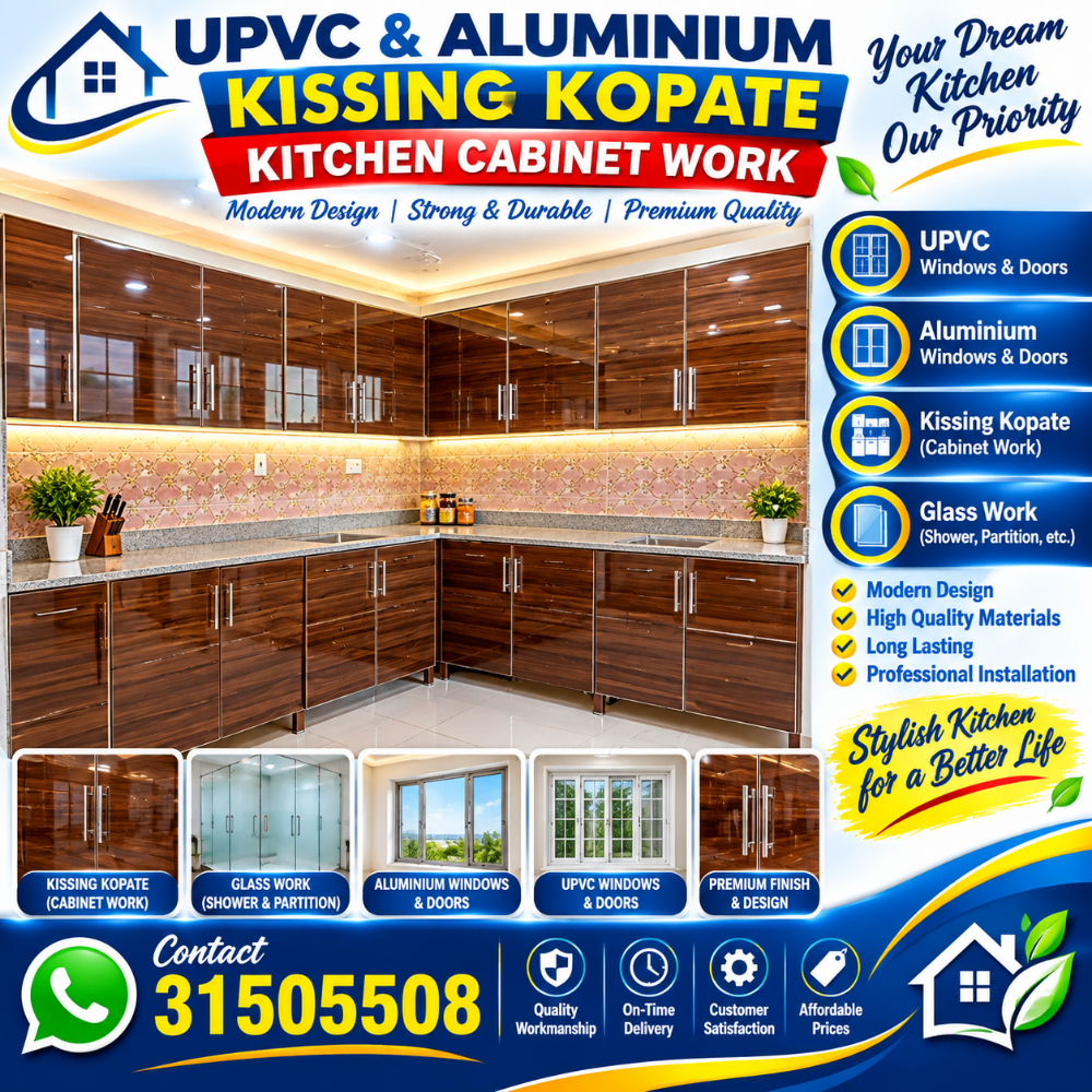 UPVC aluminium Glass Work - 1