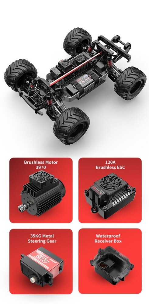 MJX 10210 DC (80km/h) Basher - 3
