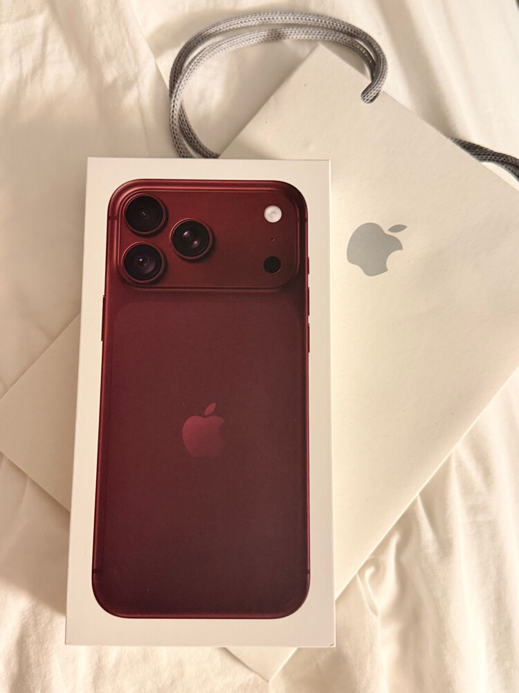 18 pro max 256 burgundy  - 2