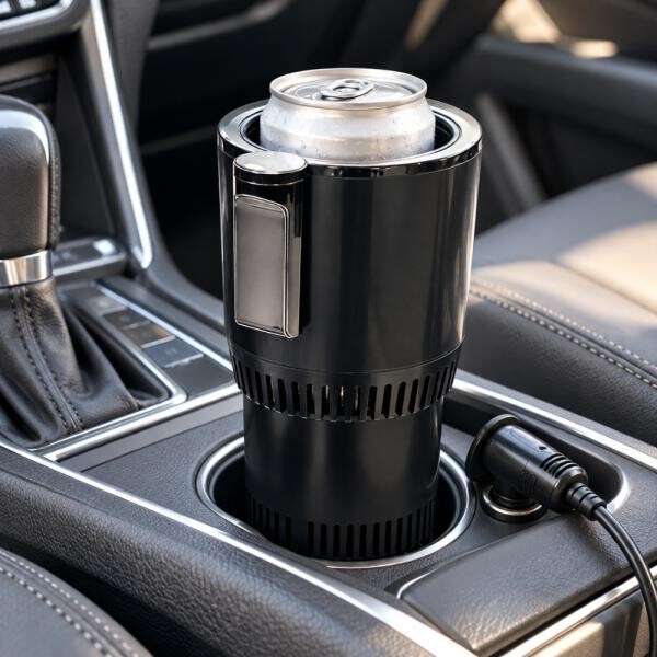 Car Cup Cooler Warmer 2 in 1 Black - 2