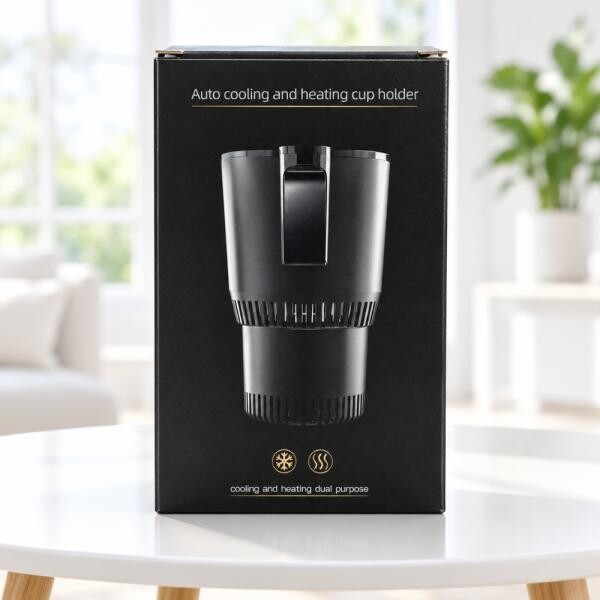 Car Cup Cooler Warmer 2 in 1 Black - 3