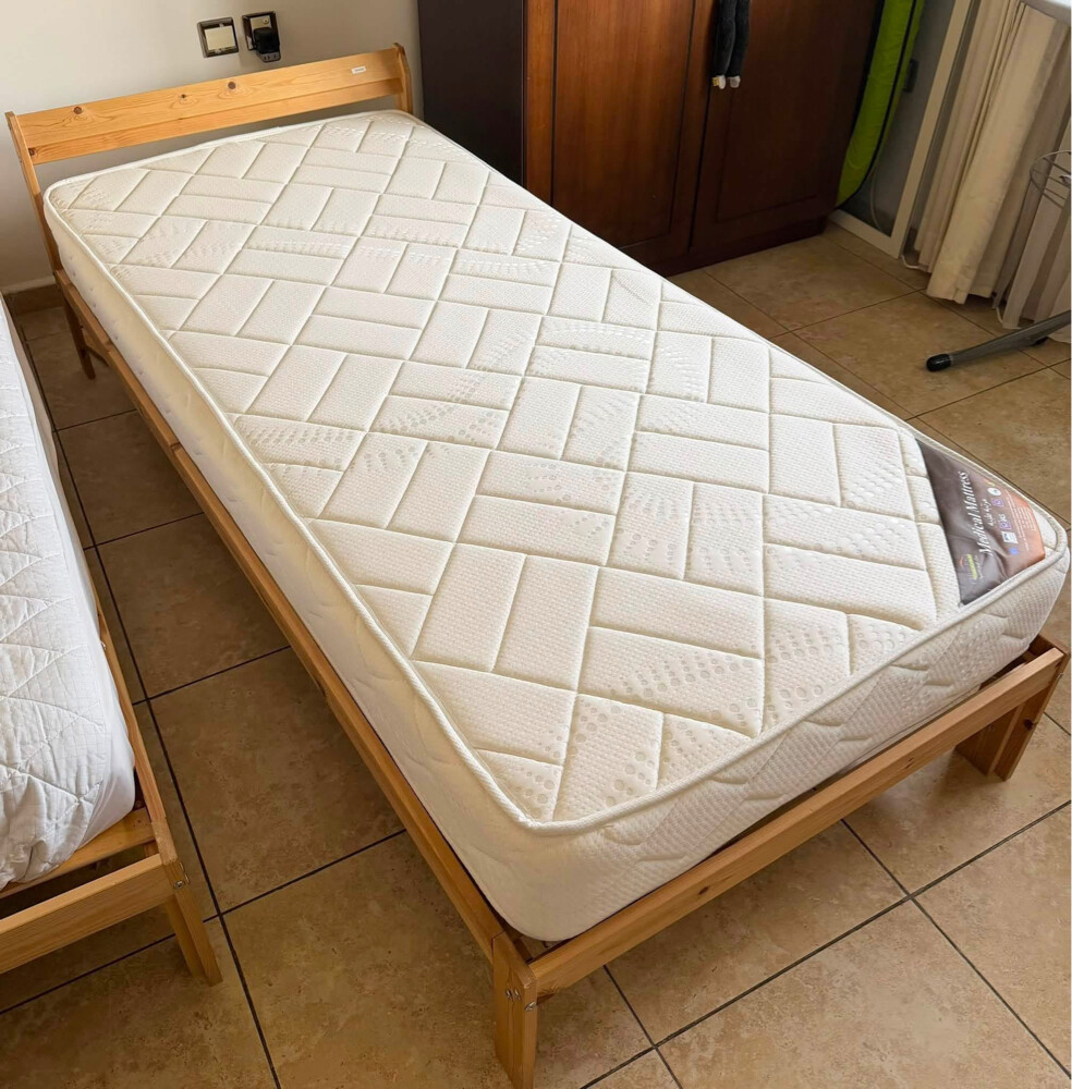 IKEA bed+medical mattress, NEW - 2