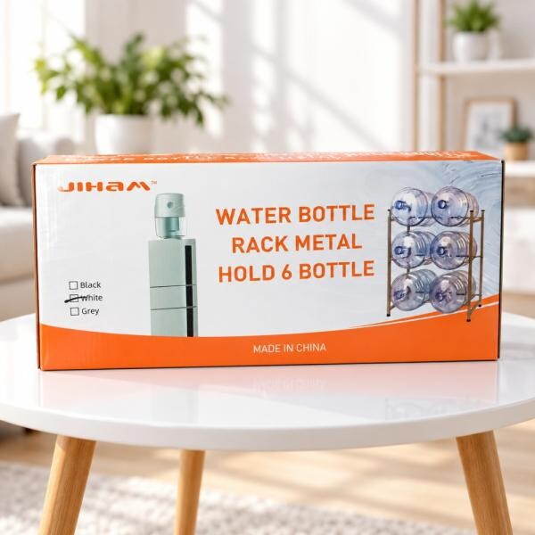 JIHAM 6 Bottle Water Bottle Rack - 3
