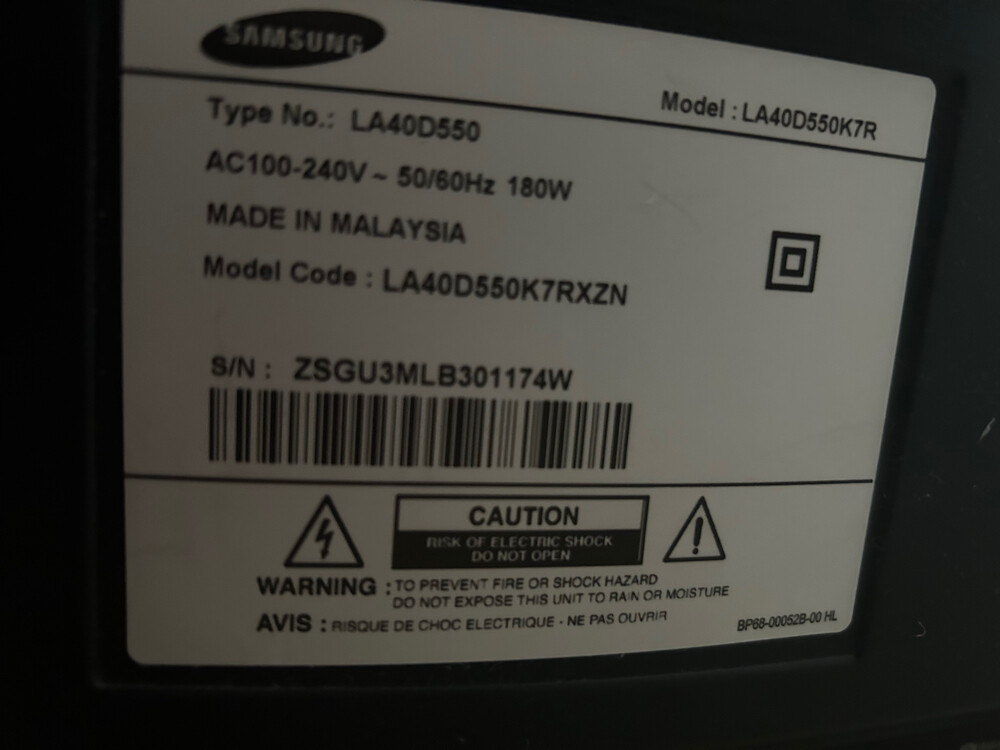 Samsung tv - 3