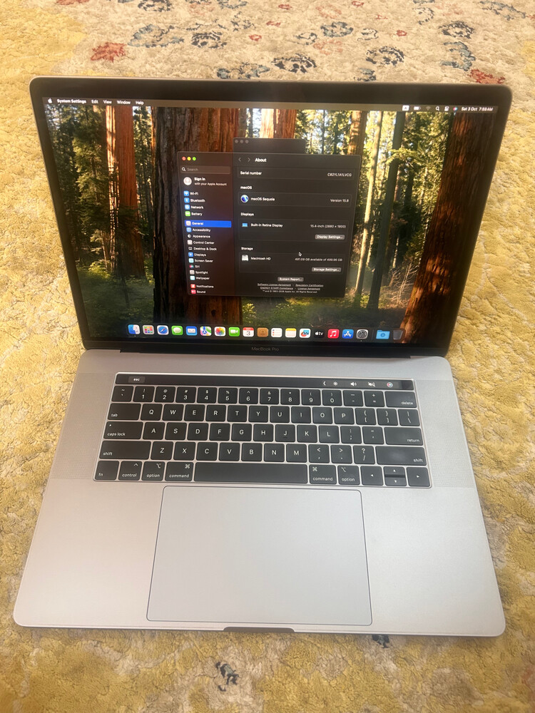 MacBook Pro 2019 core i9 - 1