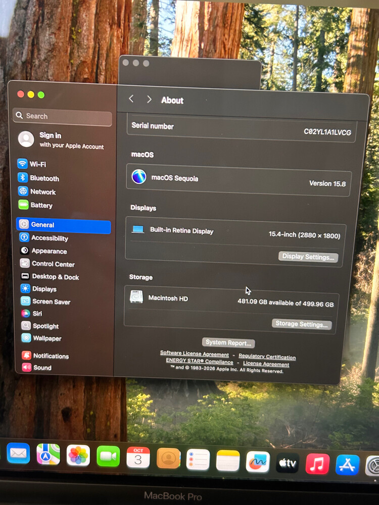 MacBook Pro 2019 core i9 - 7