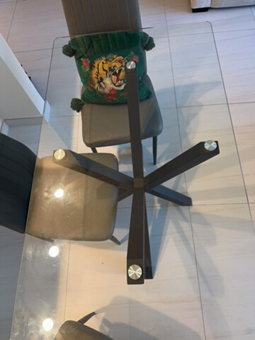 dinning table and 3 chair - 5