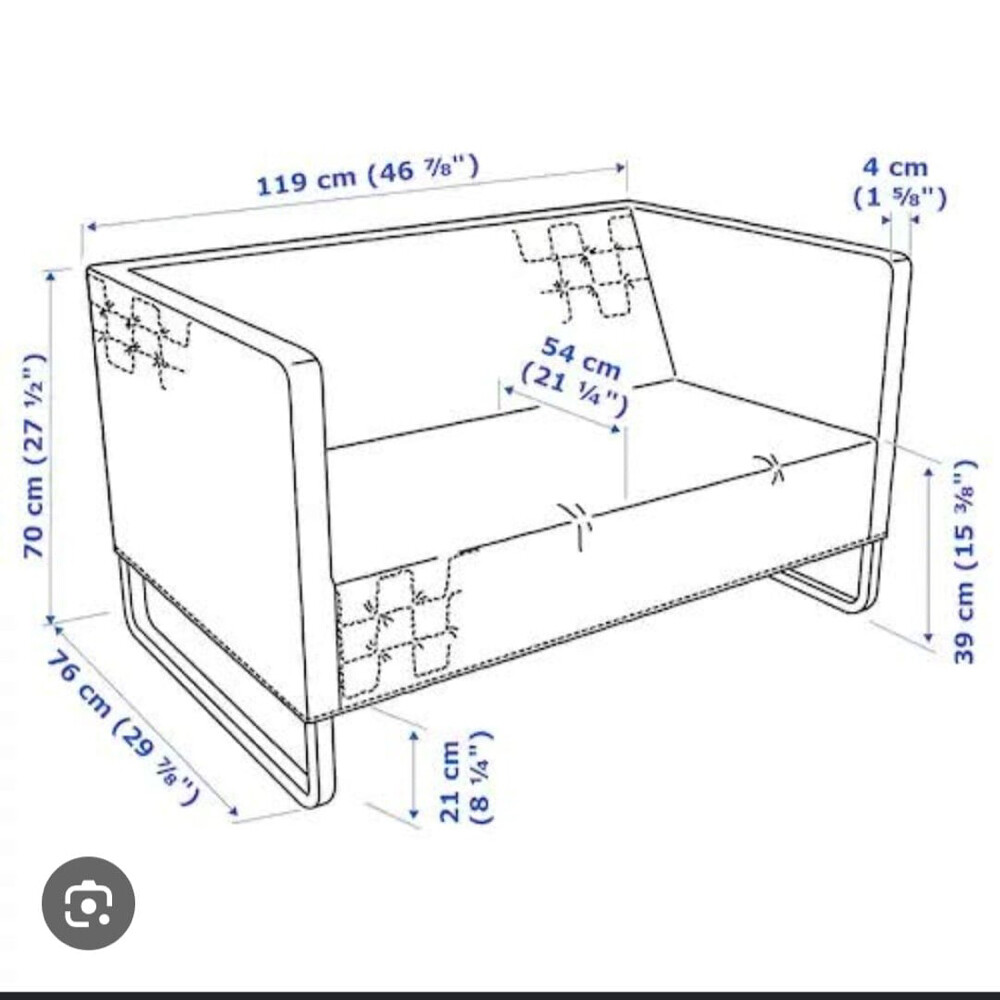  IKEA KNOPPARP 2-Seat Sofa  - 2
