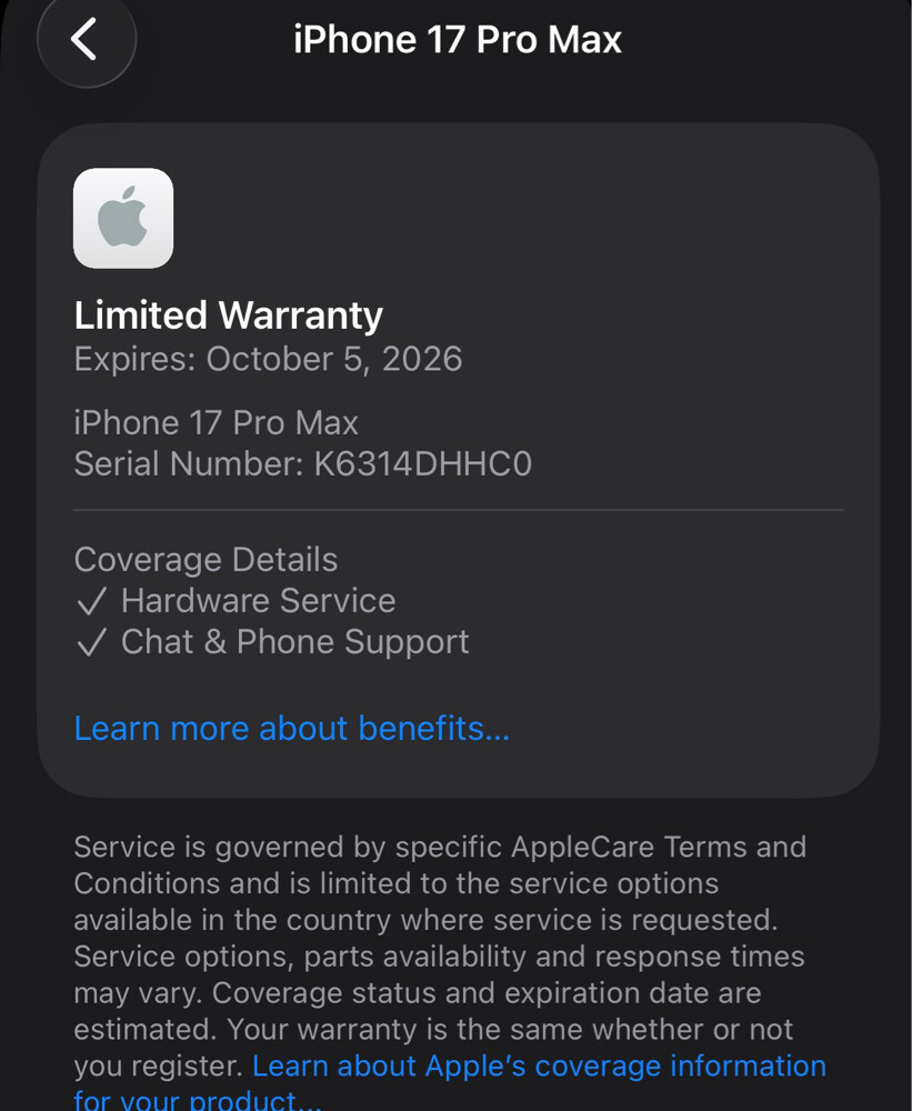 17 pro max 1 TB arab - 3