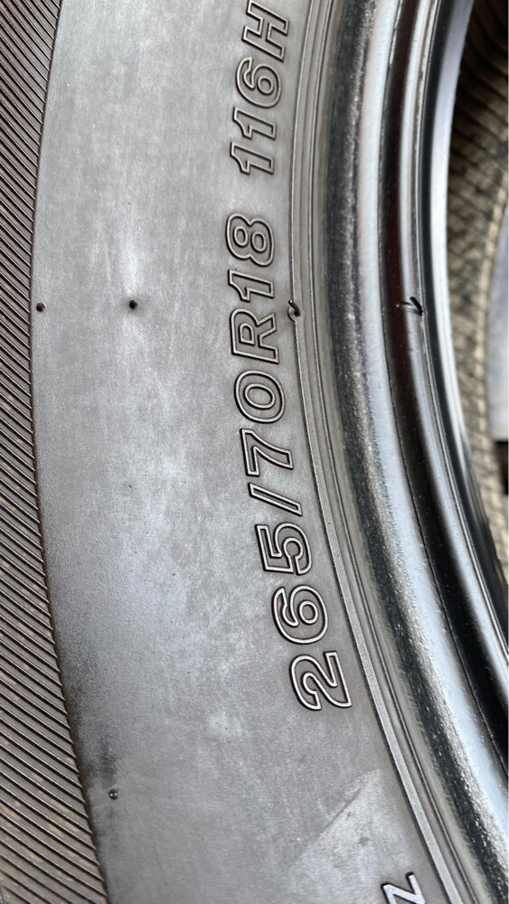 265/70/18# Bridgestone brand - 2